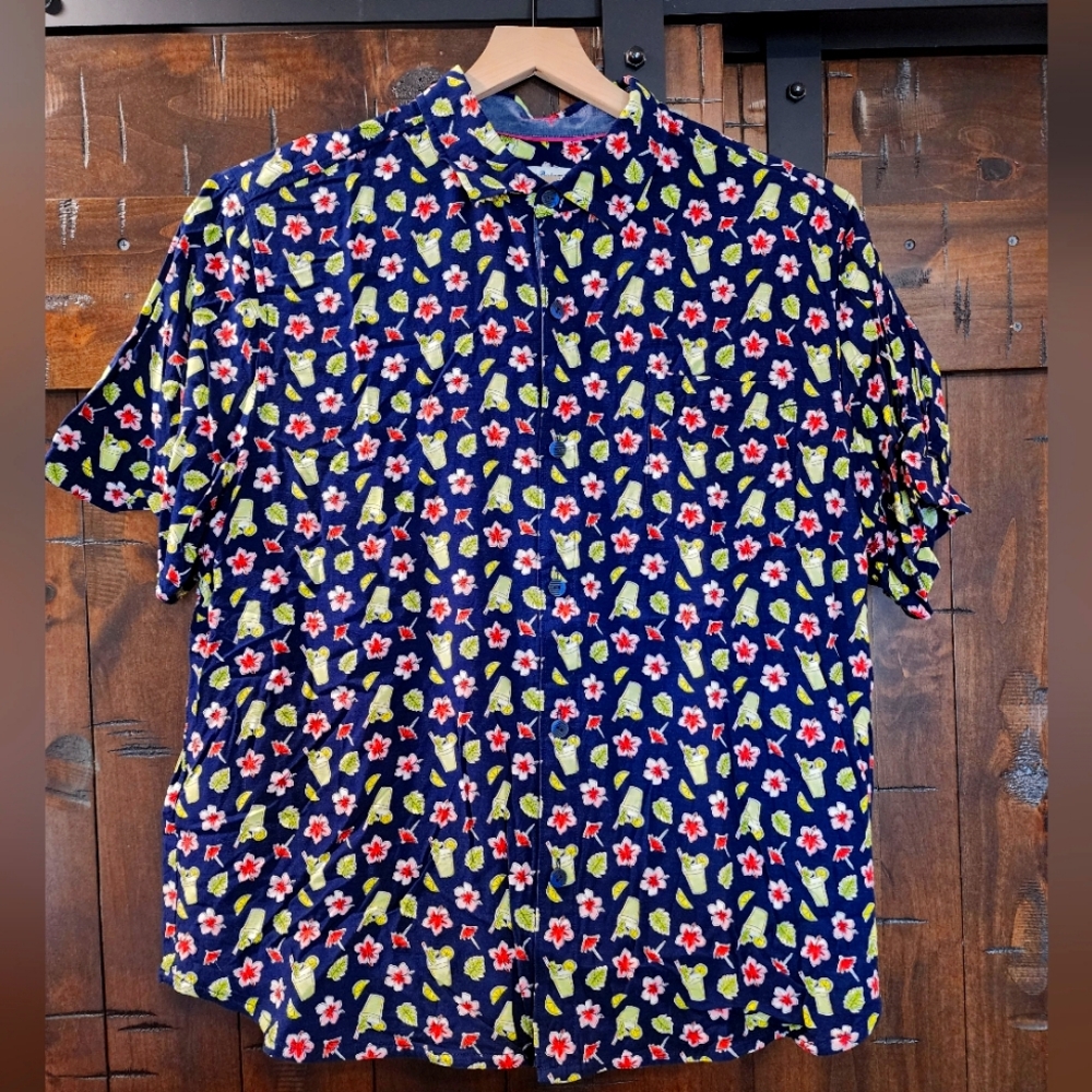 Tommy Bahama Hawaiian Shirt Mens XL